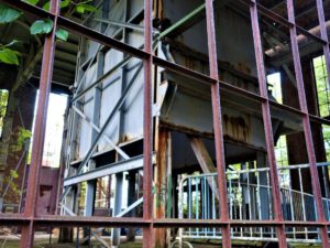 Schacht Oberschuir in Gelsenkirchen Feldmark im Oktober 2020