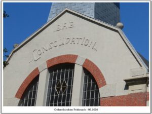 Schacht Oberschuir in Gelsenkirchen Feldmark im Oktober 2020