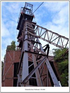 Schacht Oberschuir in Gelsenkirchen Feldmark im Oktober 2020