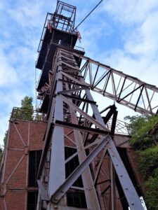 Schacht Oberschuir in Gelsenkirchen Feldmark im Oktober 2020