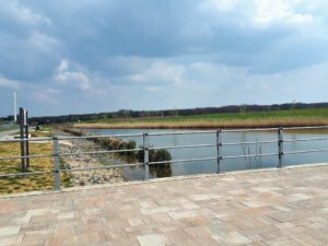 Der Glück Auf Park in Gelsenkirchen-Hassel im April 2021