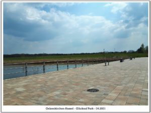 Der Glück Auf Park in Gelsenkirchen-Hassel im April 2021
