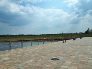 Der Glück Auf Park in Gelsenkirchen-Hassel im April 2021