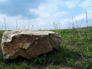 Der Glück Auf Park in Gelsenkirchen-Hassel im April 2021