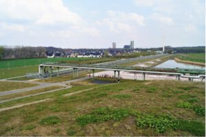 Der Glück Auf Park in Gelsenkirchen-Hassel im April 2021