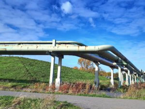 Der Glück Auf Park in Gelsenkirchen-Hassel im Oktober 2021