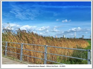 Der Glück Auf Park in Gelsenkirchen-Hassel im Oktober 2021