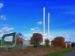 Der Glück Auf Park in Gelsenkirchen-Hassel im Oktober 2021
