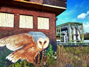 Der Glück Auf Park in Gelsenkirchen-Hassel im Oktober 2021