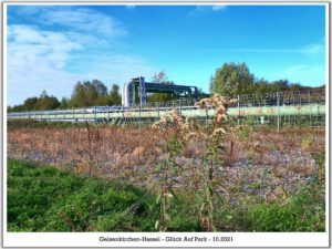 Der Glück Auf Park in Gelsenkirchen-Hassel im Oktober 2021