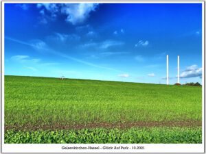 Der Glück Auf Park in Gelsenkirchen-Hassel im Oktober 2021