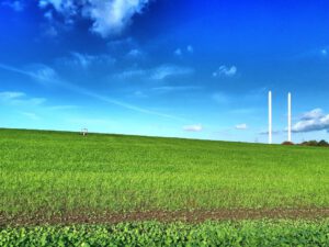 Der Glück Auf Park in Gelsenkirchen-Hassel im Oktober 2021