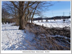 Winter in Gelsenkirchen Resse im Februar 2021