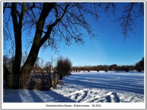 Winter in Gelsenkirchen Resse im Februar 2021