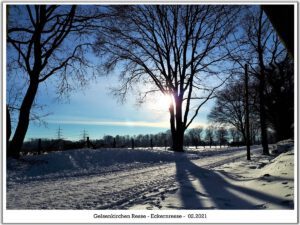 Winter in Gelsenkirchen Resse im Februar 2021