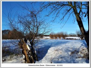 Winter in Gelsenkirchen Resse im Februar 2021