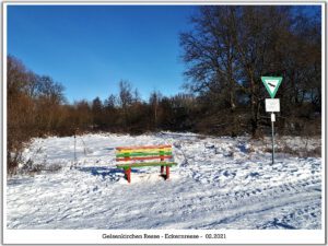 Winter in Gelsenkirchen Resse im Februar 2021