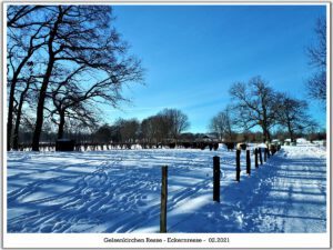 Winter in Gelsenkirchen Resse im Februar 2021