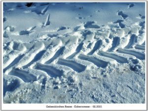 Winter in Gelsenkirchen Resse im Februar 2021