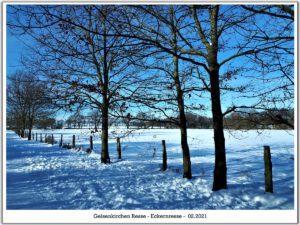 Winter in Gelsenkirchen Resse im Februar 2021