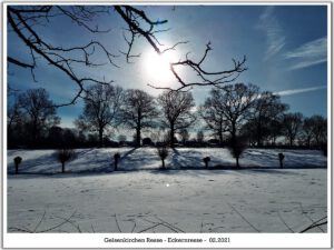 Winter in Gelsenkirchen Resse im Februar 2021