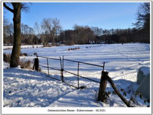 Winter in Gelsenkirchen Resse im Februar 2021