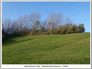 Halde Scholver Feld - Gelsenkirchen-Scholven im November 2020