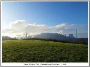 Halde Scholver Feld - Gelsenkirchen-Scholven im November 2020