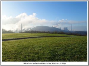 Halde Scholver Feld - Gelsenkirchen-Scholven im November 2020