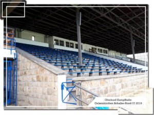 Glückauf Kampfbahn Schalke 04 im Juli 2019