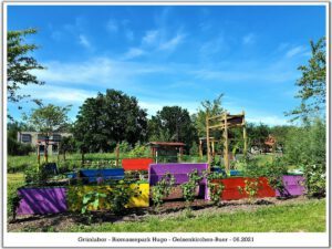 Das Grünlabor Zeche Hugo in Gelsenkirchen Buer im Juni 2021