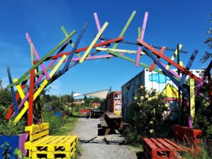 Das Grünlabor Zeche Hugo in Gelsenkirchen Buer im Juni 2021