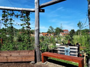 Das Grünlabor Zeche Hugo in Gelsenkirchen Buer im Juni 2021