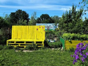 Das Grünlabor Zeche Hugo in Gelsenkirchen Buer im Juni 2021