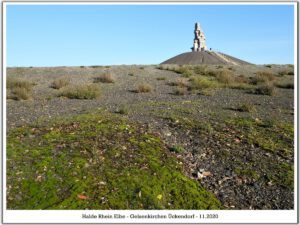 Die Halde Rheinelbe in Gelsenkirchen Ückendorf im November 2020