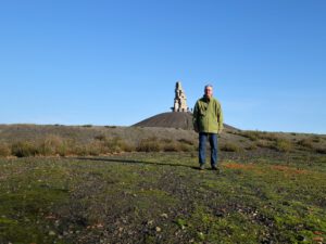 Die Halde Rheinelbe in Gelsenkirchen Ückendorf im November 2020