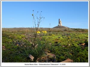 Die Halde Rheinelbe in Gelsenkirchen Ückendorf im November 2020