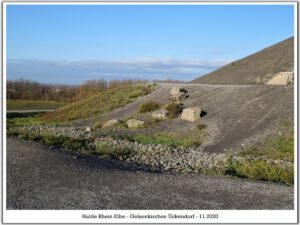 Die Halde Rheinelbe in Gelsenkirchen Ückendorf im November 2020