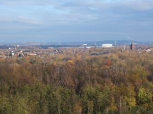 Die Halde Rheinelbe in Gelsenkirchen Ückendorf im November 2020