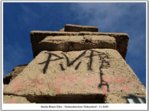 Die Halde Rheinelbe in Gelsenkirchen Ückendorf im November 2020