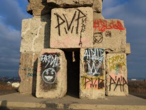 Die Halde Rheinelbe in Gelsenkirchen Ückendorf im November 2020