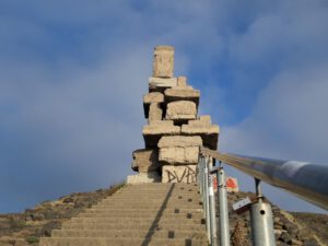 Die Halde Rheinelbe in Gelsenkirchen Ückendorf im November 2020
