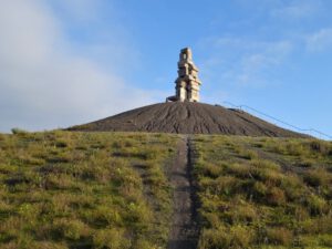 Die Halde Rheinelbe in Gelsenkirchen Ückendorf im November 2020