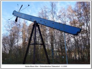 Die Halde Rheinelbe in Gelsenkirchen Ückendorf im November 2020