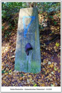 Die Halde Rheinelbe in Gelsenkirchen Ückendorf im Oktober 2022