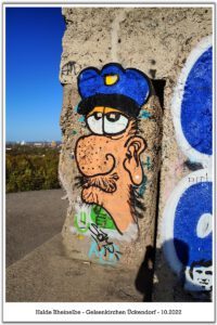 Die Halde Rheinelbe in Gelsenkirchen Ückendorf im Oktober 2022