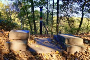 Die Halde Rheinelbe in Gelsenkirchen Ückendorf im Oktober 2022