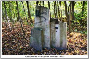 Die Halde Rheinelbe in Gelsenkirchen Ückendorf im Oktober 2022