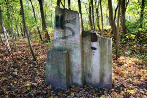 Die Halde Rheinelbe in Gelsenkirchen Ückendorf im Oktober 2022