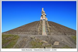 Die Halde Rheinelbe in Gelsenkirchen Ückendorf im Oktober 2022